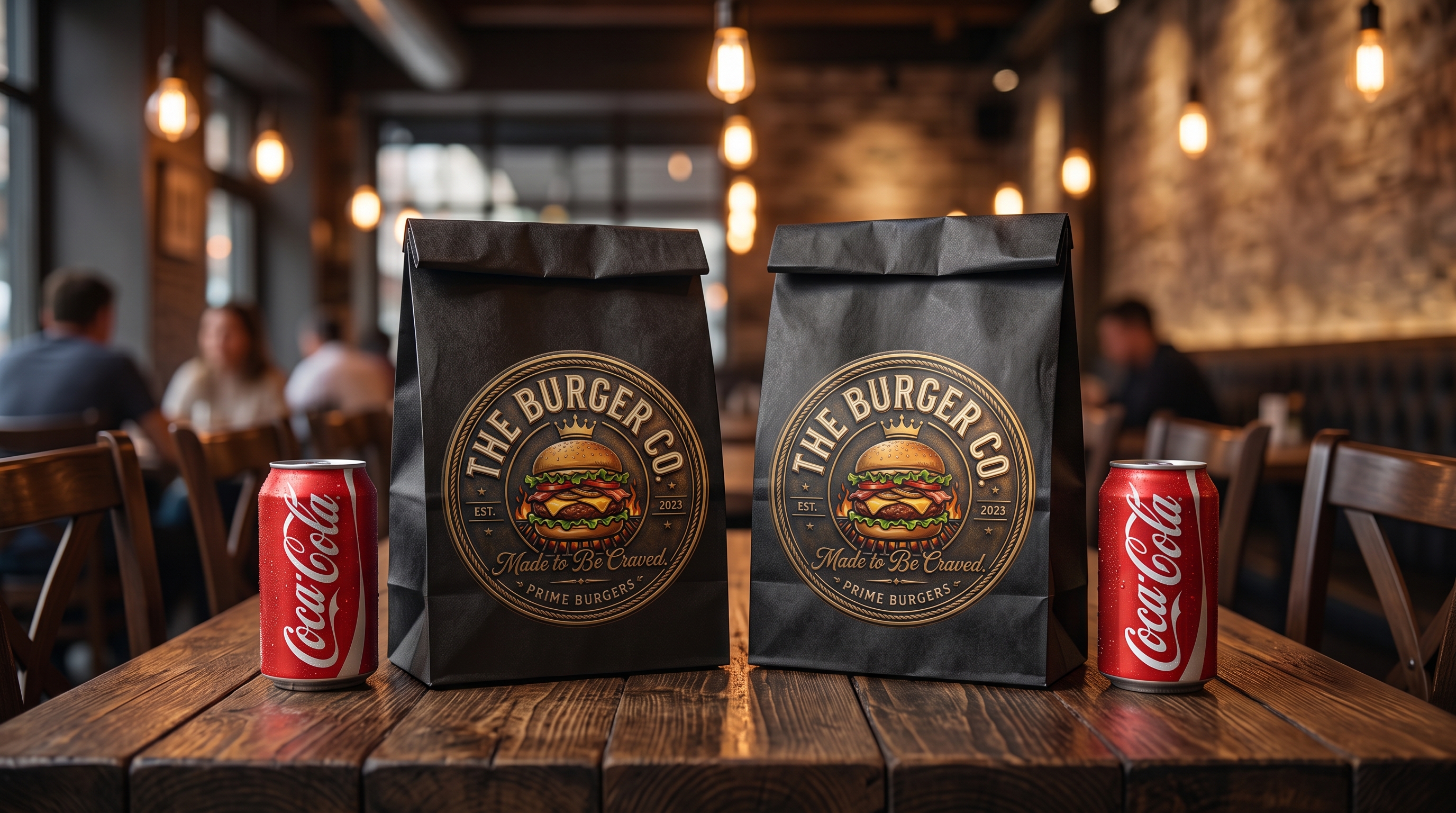The Burger Co. · Bolsas Kraft Delivery & Takeaway